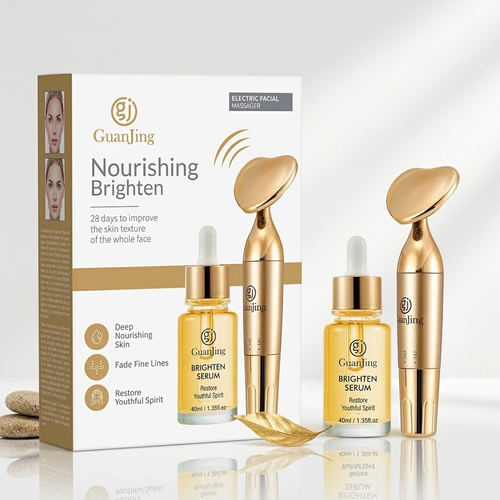 Kit Rejuvenecedor Facial Guanjing®: Serum Triple Acción (Retinol + Niacinamida + Vit. E) + Masajeador Sónico LIFT